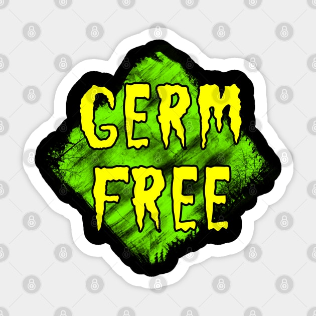 Germ Free Funny Corona Virus Sticker by Scar